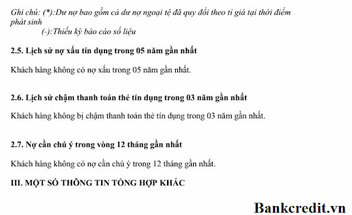 Bảng thẻ hiện rõ nội dung sau khi tra cứu