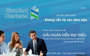Ngân hàng Standard Chartered hỗ trợ vay tín chấp theo lương