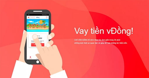 vay vDong là ứng dụng chuyên cho vay tiền nhanh chóng cho khách hàng