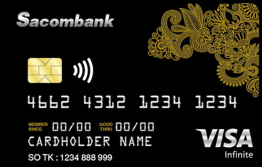 Thẻ đen ngân hàng Sacombank