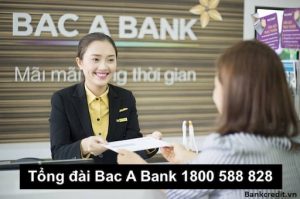 Số hotline chính thức của ngân hàng Bắc Á là 1800 588 828