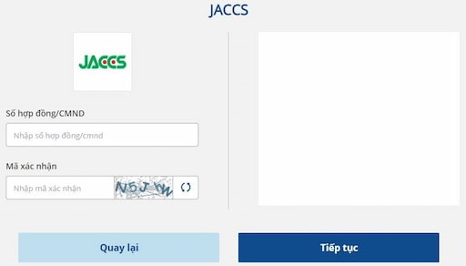 Tra cứu khoản vay Jaccs online qua website