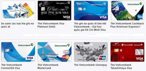 Thẻ ghi nợ quốc tế ngân hàng Vietcombank