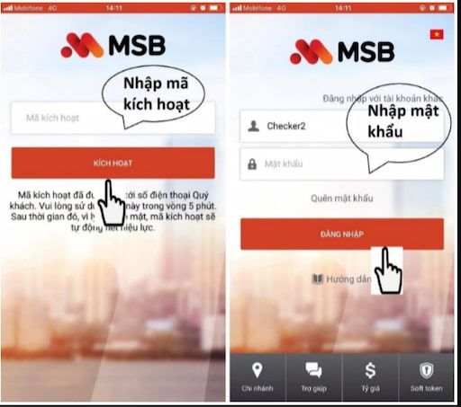 Soft Token MSB hiện được sử dụng rộng rãi trong mọi giao dịch trực tuyến của khách hàng