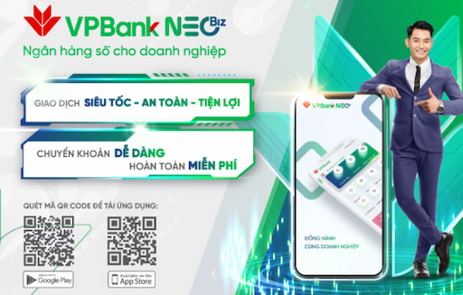 Rút tiền không cần thẻ bằng ứng dụng VPBank Neo