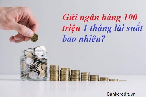100 Triệu Gửi Ngân Hàng Vietcombank Lãi Suất Bao Nhiêu 1 Tháng/1 Năm?
