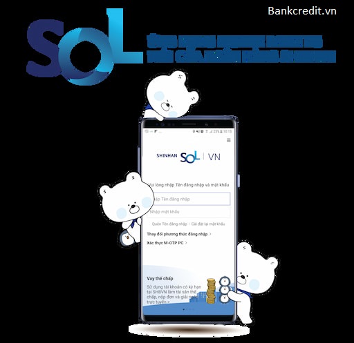 Ứng dụng Mobile Banking SOL của Shinhan Bank